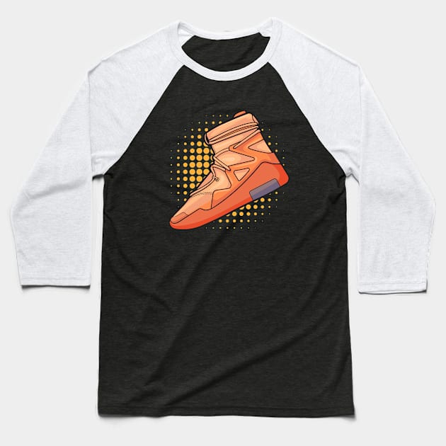 Air FOG 1 Orange Pulse Sneaker Baseball T-Shirt by milatees
